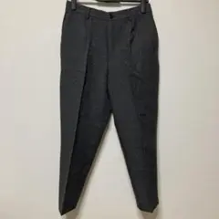 GU チェック柄パンツ　グレー　Sサイズ