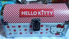 HELLO KITTY BOX ハート&リンゴ柄