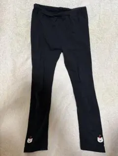 130サイズ ブラックレギンス