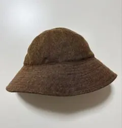 【新品未使用】キジマタカユキ　百々千春　サファリハット キジマ タカユキ“折り畳める”ハット、ハリ感のある優雅なブリム