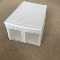 ホワイト収納ケース　靴用
