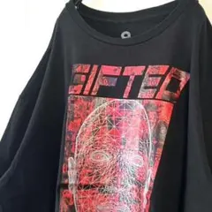 アカデミックス ギフテッド フェイス Tシャツ ブラック 黒 古着
