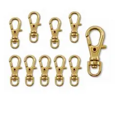 100個入り キーホルダー金具　ナスカン