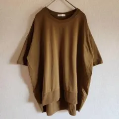 【DIRESKIP】（L）シンプル半袖/Tシャツ/大きめカットソー/ゆったり