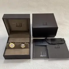 【極美品】ダンヒル カフス ゴールド