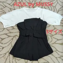 AZUL by MUSSY　切り替えトップス