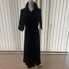 OTO.HA❣️ポリエステル100%❣️ブラックワンピース❣️新品❣️たぐつき！