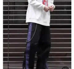 5692 MYne × Dickies サイドラインスナップパンツ M
