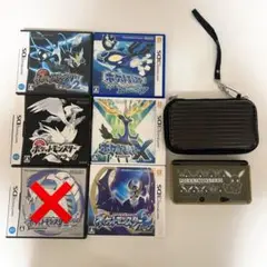 ポケモン3DSカセット6つ+3DS本体