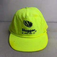 【USA古着】OTTO製 Slugger ビンテージ トラッカーキャップ 蛍光