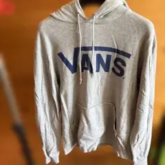 VANS グレー フード付きパーカー
