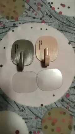 クリップオンレンズ グレー ベージュ