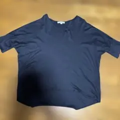 NARACAMICIE ナラカミーチェ　ブラック 五分袖 Tシャツ