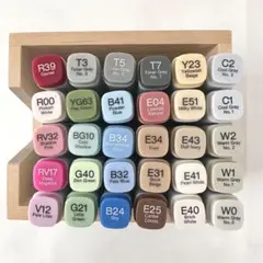 インク有り☆コピックマーカー 30本セット まとめ売り　人気色多数