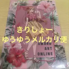 ソードアートオンライン　アニメガ　ソフマップ　クリアファイル　アスナ