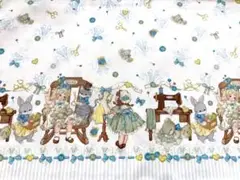 はぎれ ドール用生地　PH風ロリータ　手作りの季節　生成