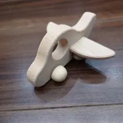 木製 飛行機型おもちゃ