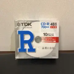 TDK　CD-R　10枚パック　5㎜ケース入り　700MB