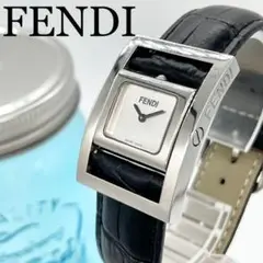 356 FENDI フェンディ時計 レディース腕時計 ブラック リバーシブル