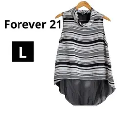 一点もの【Forever 21 】ノースリーブ チュニック L