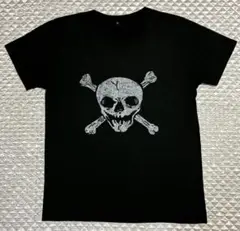 (38)スカルTシャツ黒　ロック　パンク デッドストック？　ドクロ