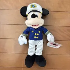 【新品未使用】ディズニー クルーズライン 船長 ミッキー ぬいぐるみ