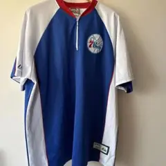 76ers ジッパー付き半袖シャツ