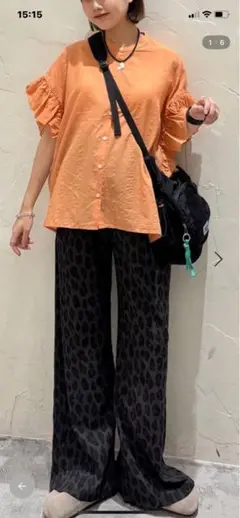 ニコアンド　DRYクシュイージーパンツ