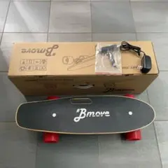 Bmove 電動スケートボード レッド/ブラック試乗のみ完動美品 Bmove ビームーブ 電動スケートボード 完成品 充電式 スケート