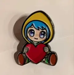 【匿名】万博　イタリヤ館　ハート　ピンバッジ