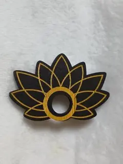 蓮 木製 スフィア 置き