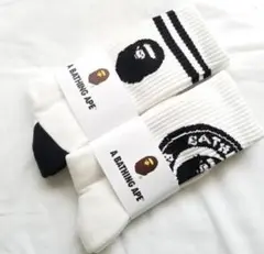 新品未使用　A BATHING APE 　エイプ　靴下 ソックス　2足セット