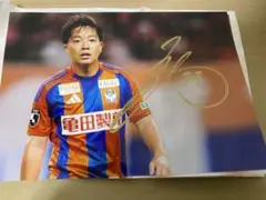 アルビレックス新潟　高木善朗　直筆サイン入りフォト