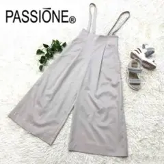 美品✨PASSIONE パシオーネ＊リラックススタイルアップ サスペンダーパンツ
