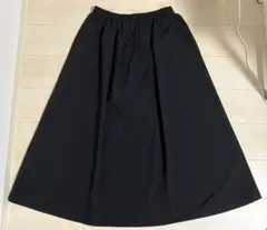 UNIQLO ユニクロ ロング スカート ブラック 黒 ポケット付き Lサイズ