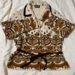 used 花柄 カーディガン