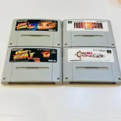 動作OK スーパーファミコン 4本セット 端子 本体拭き掃除 済み 0820-2