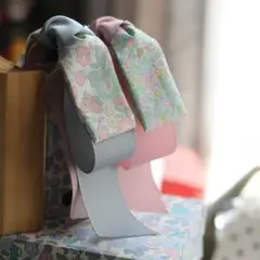 ✳専用✳リバティ スイングリボンバナナクリップ
