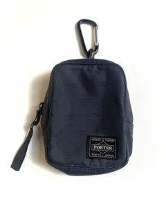 PORTER ブラック ジッパーポーチ
