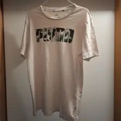 PUMA カモフラージュロゴ Tシャツ ASIA M