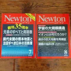 Newton 2016年7月号・8月号