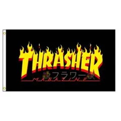 thrasher フラッグ バナー 旗 ポスター 送料無料 スラッシャー
