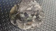 サバゲー 迷彩 帽子 ハット 58㎝ メッシュ キャンプ ミリタリー 軍服 登山