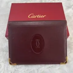 Cartier カルティエ カードケース パスケース ボルドー