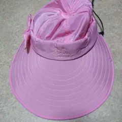 ピンク リボン付き ハット