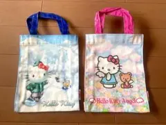 Hello Kitty 手提げバッグ2点セット