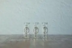 ガラス製空き瓶 3個セット