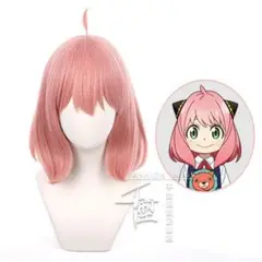 ♦かわいい♪前髪ありピンクショートヘアー ウイッグ♦