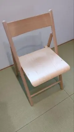 無印良品 折りたたみチェア プライウッド ブナ材 廃番品