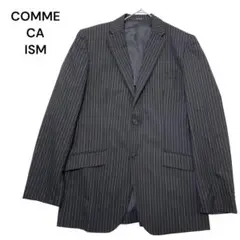 COMME CA ISM ☆ストライプ テーラードジャケット　Lサイズ 定番